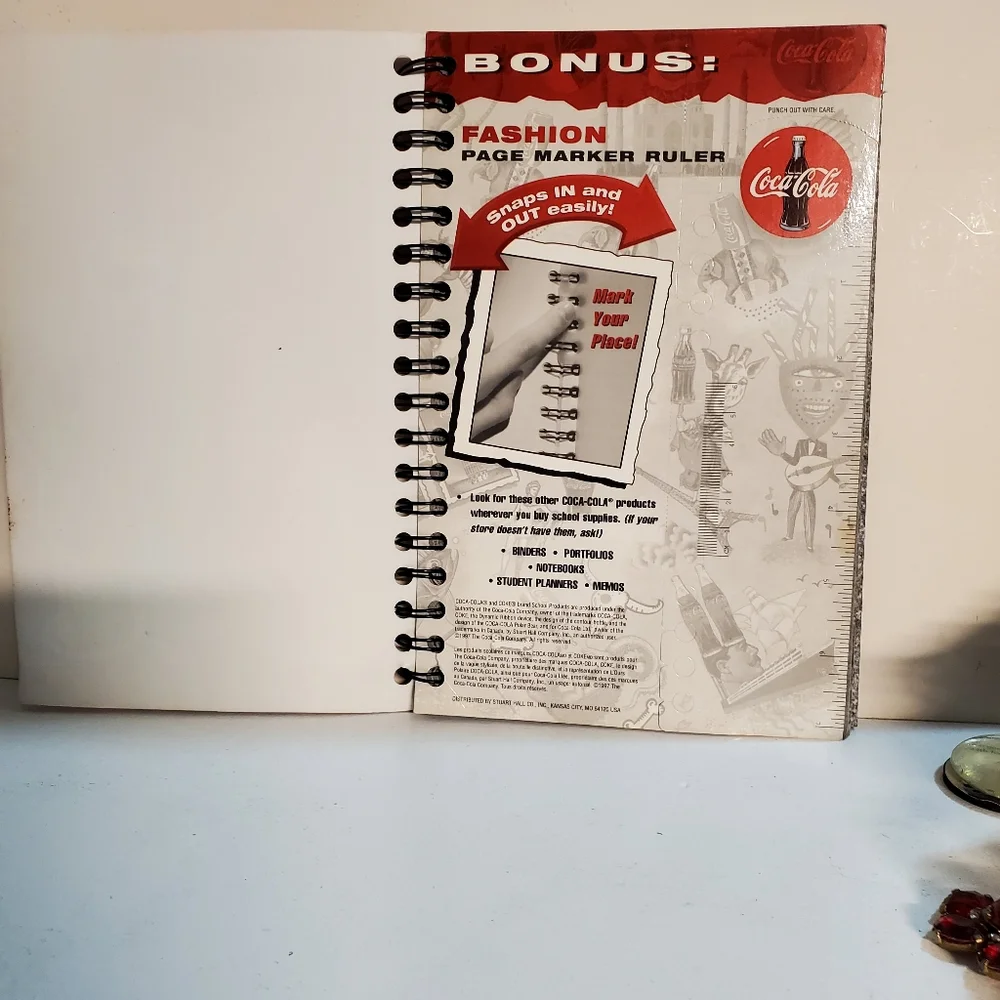 Vintage Coca Cola 1997 - 2000 Collectible Notebooks and Planner